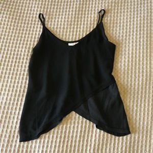 Naked Zebra Black Splice Tank Top